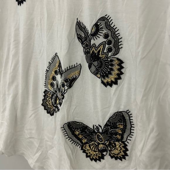 Zadig & Voltaire Tiny Chantelle Beaded Butterfly Tee - Picture 3 of 6